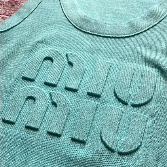 Miu Miu Aqua Tank Top - Picture 8 of 8